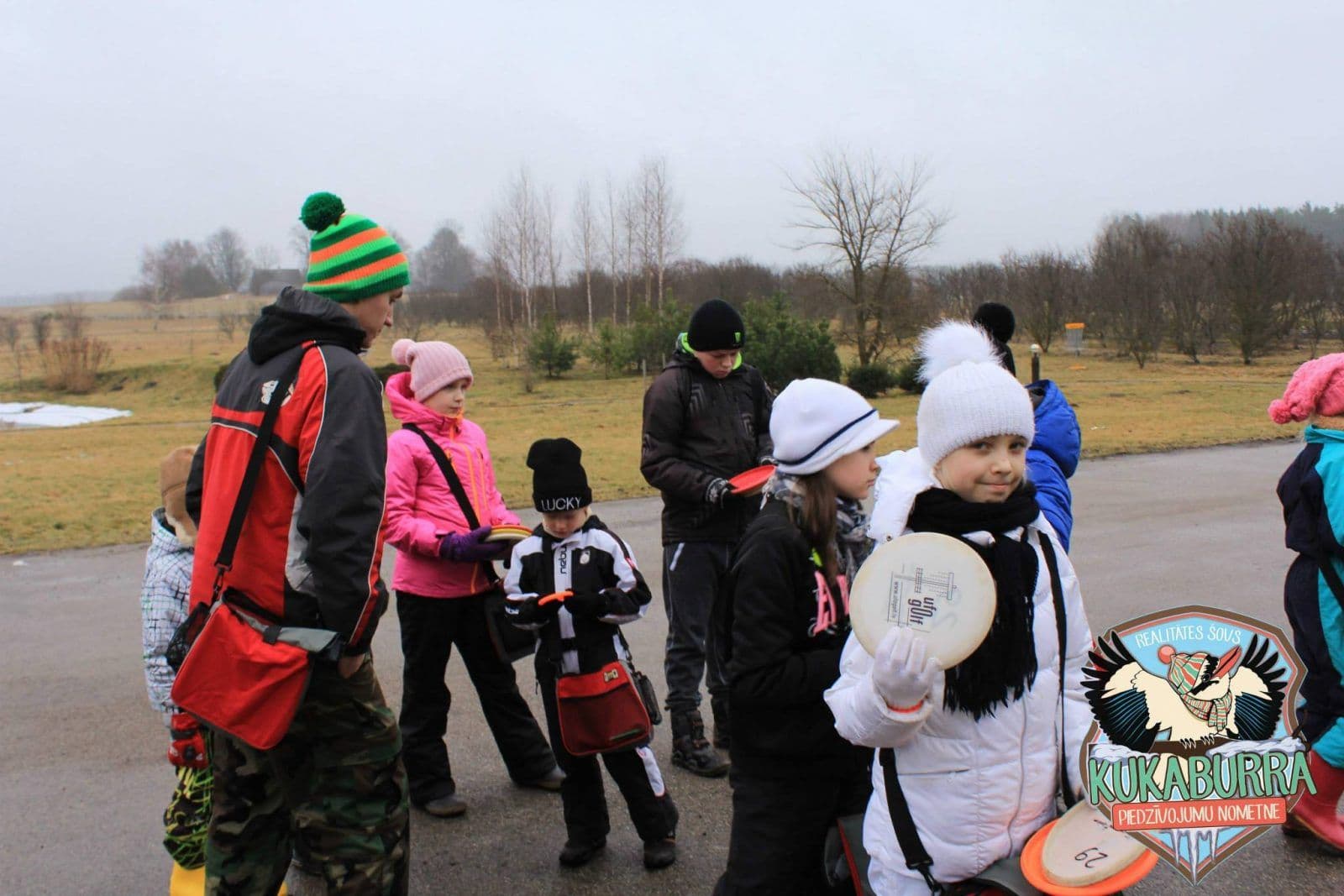 Disku golfs bernu nometne Kukaburra 2014 ufogolf