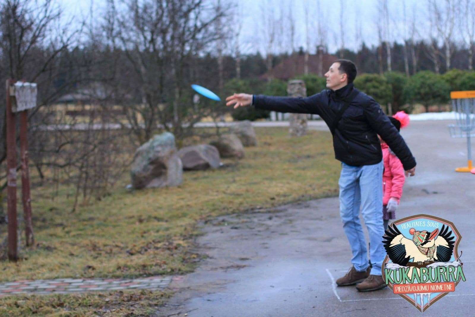 Disku golfs bernu nometne Kukaburra 2014 ufogolf