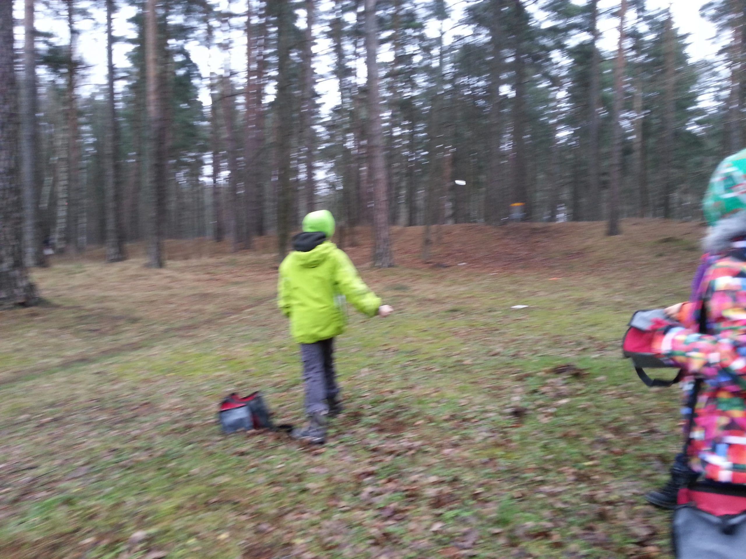 Disku golfs ziema atputa Mezaparka ufogolf 2014