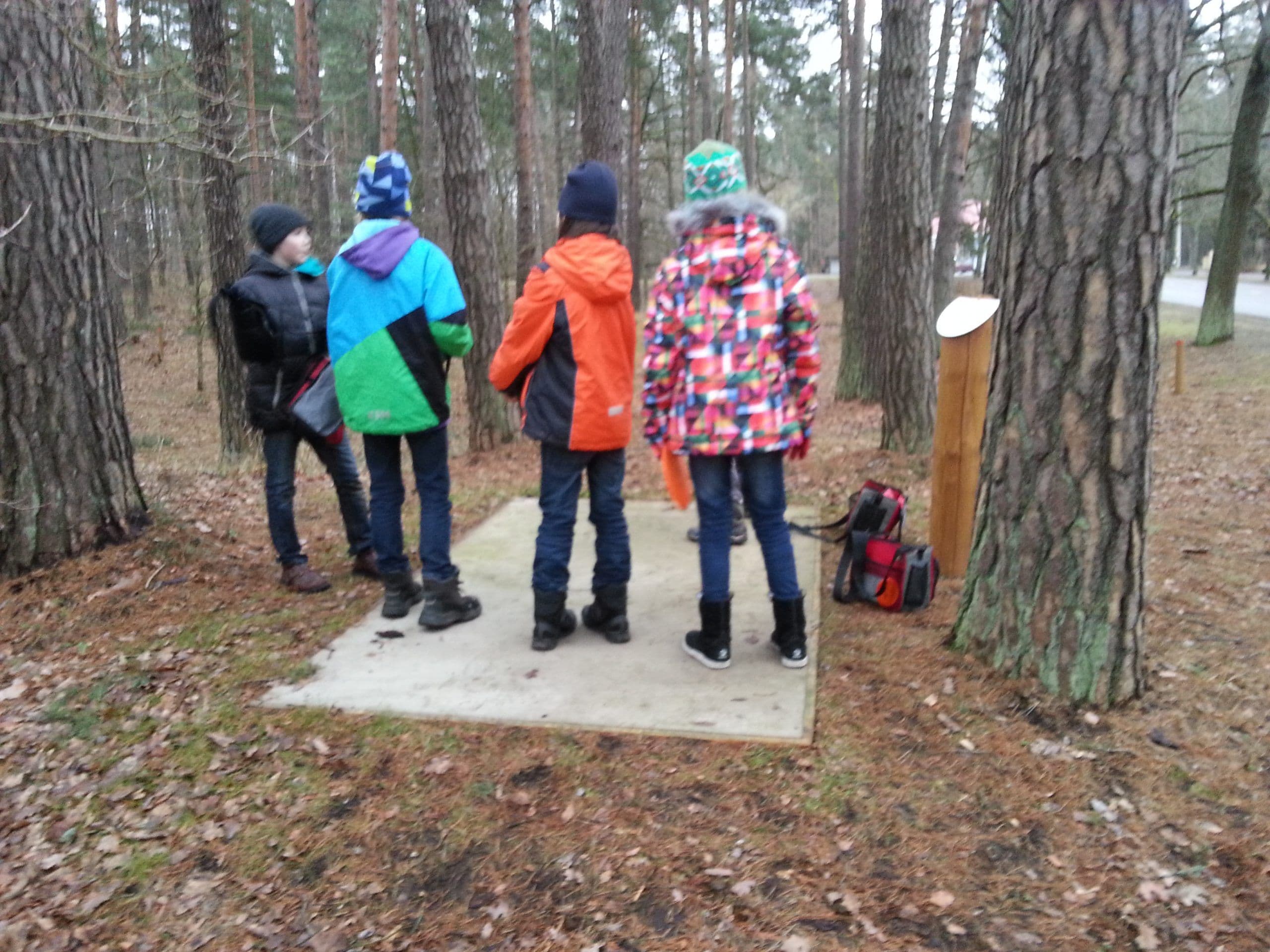 Disku golfs ziema atputa Mezaparka ufogolf 2014