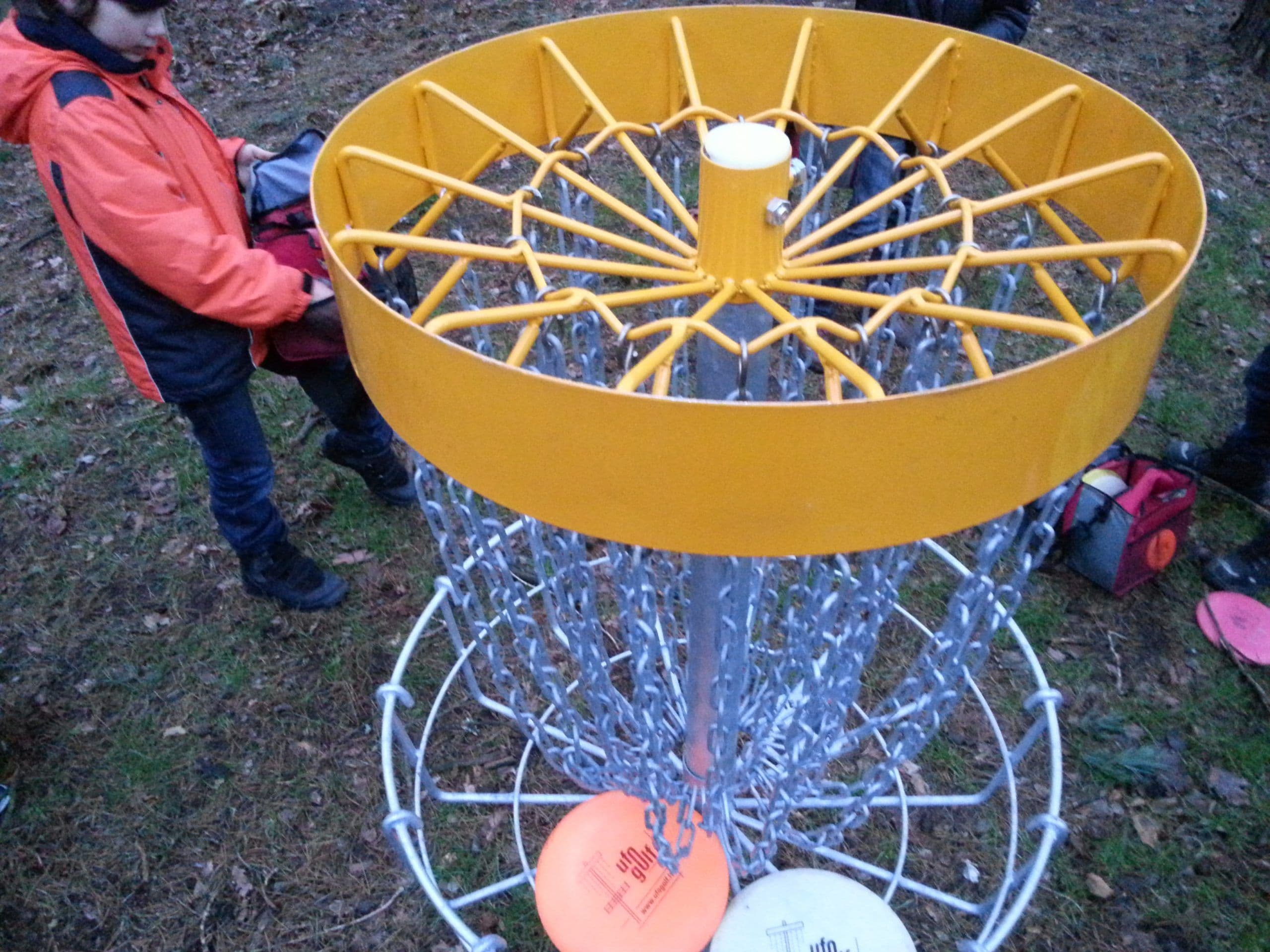 Disku golfs ziema atputa Mezaparka ufogolf 2014