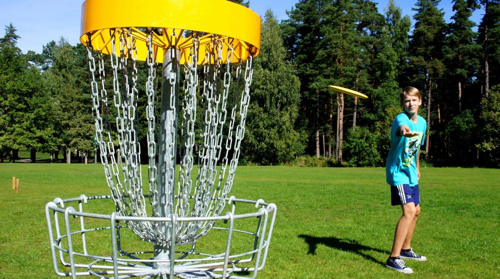 Disku golfs Mezaparka atputa Riga 2013