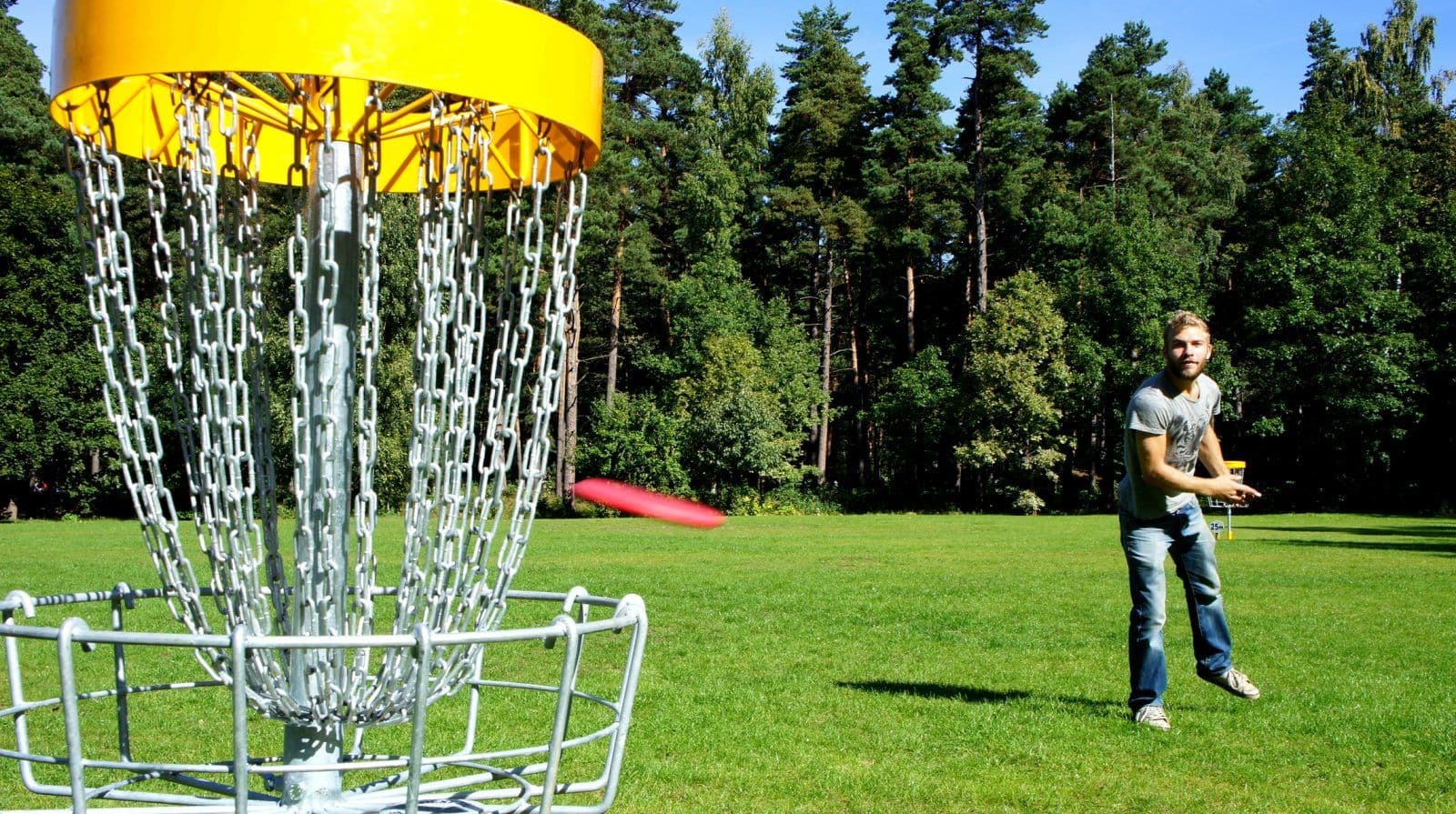 Disku golfs Mezaparka atputa Riga 2013