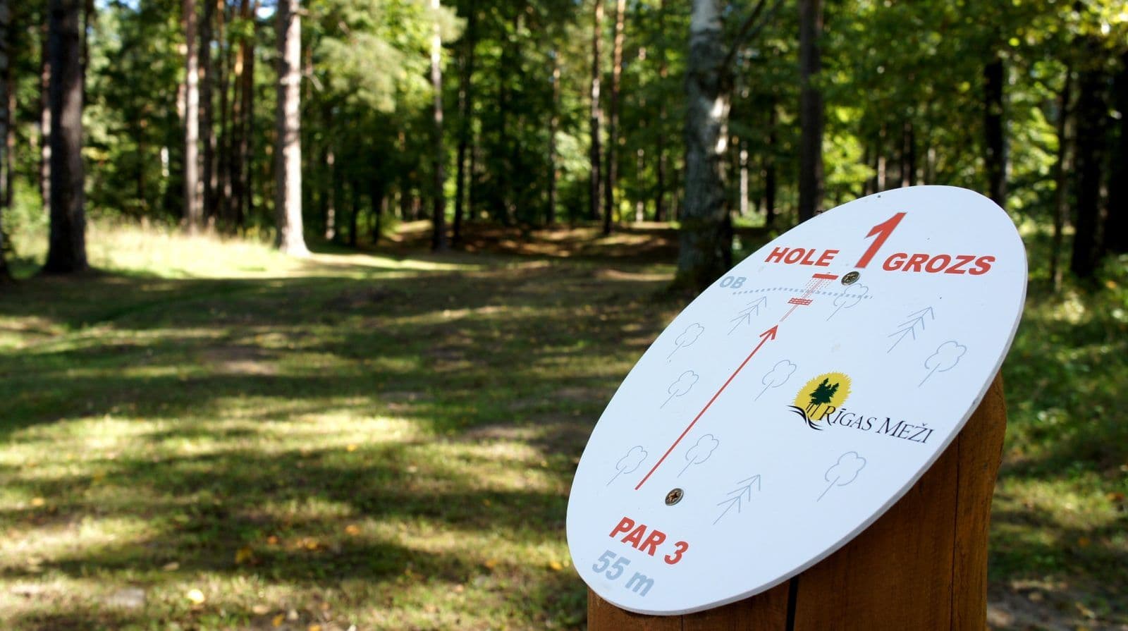 Disku golfs Mezaparka atputa Riga 2013
