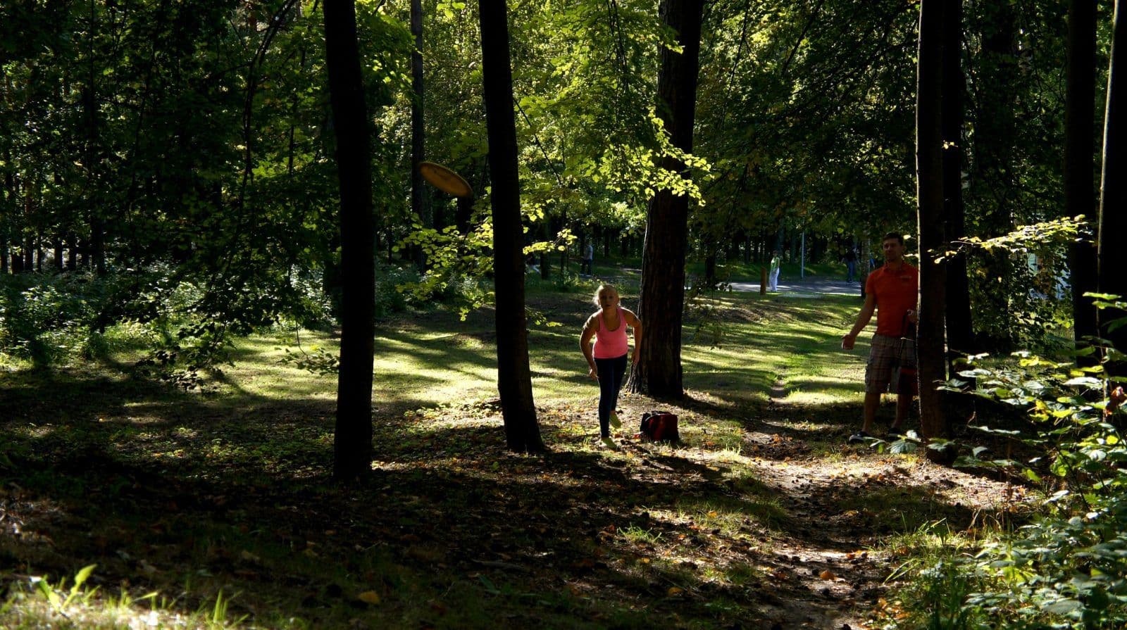 Disku golfs Mezaparka atputa Riga 2013