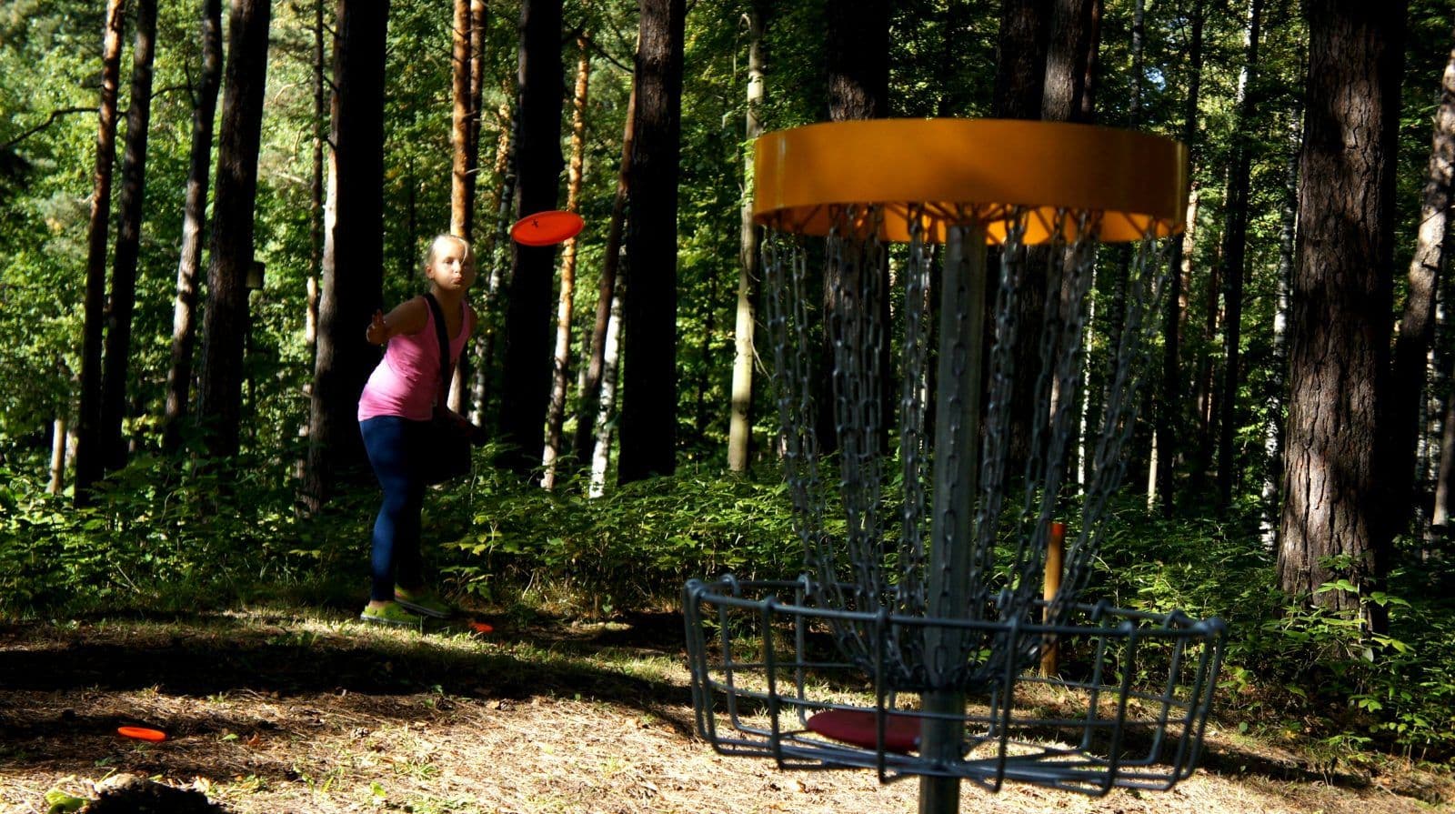 Disku golfs Mezaparka atputa Riga 2013