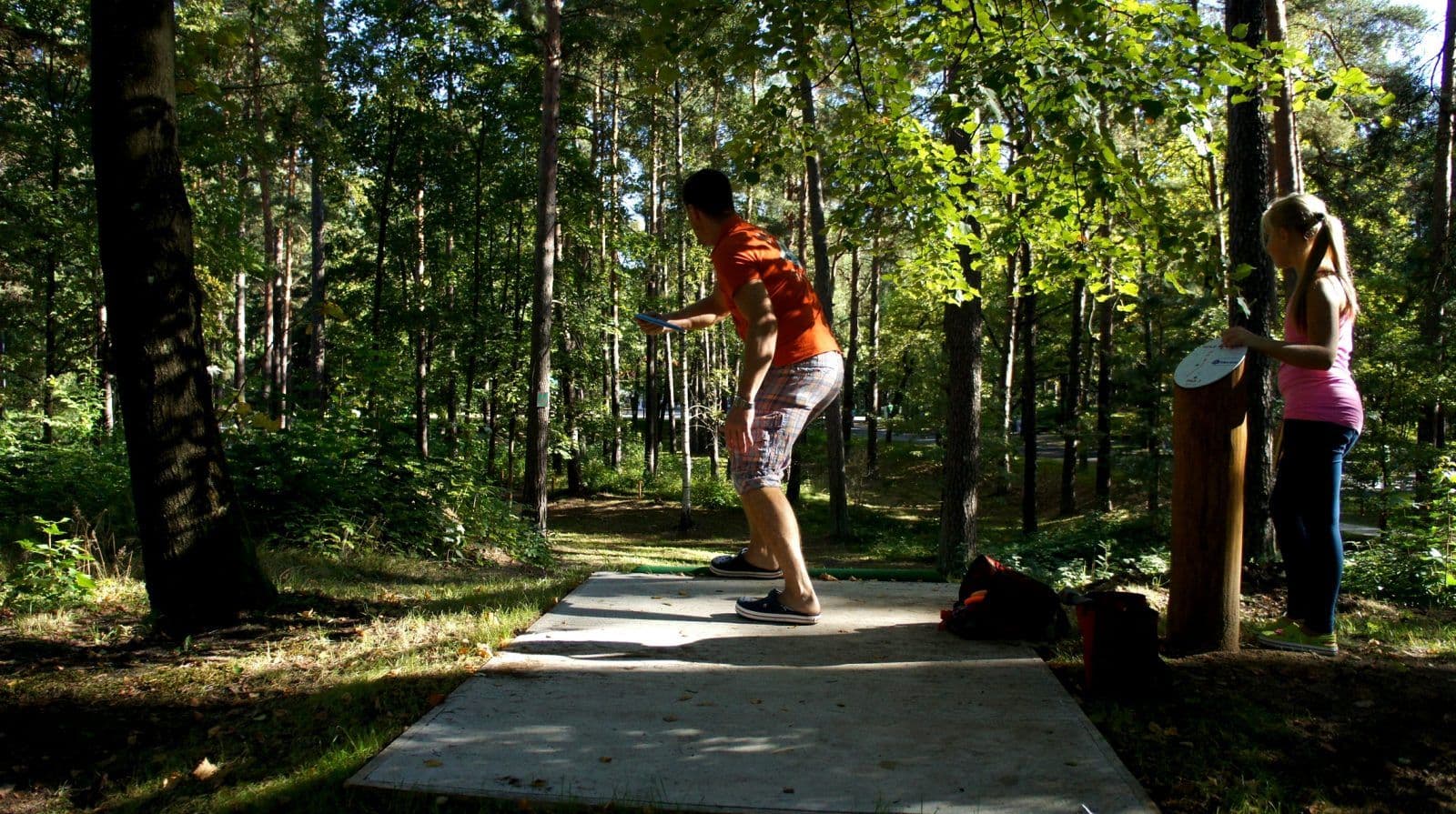 Disku golfs Mezaparka atputa Riga 2013