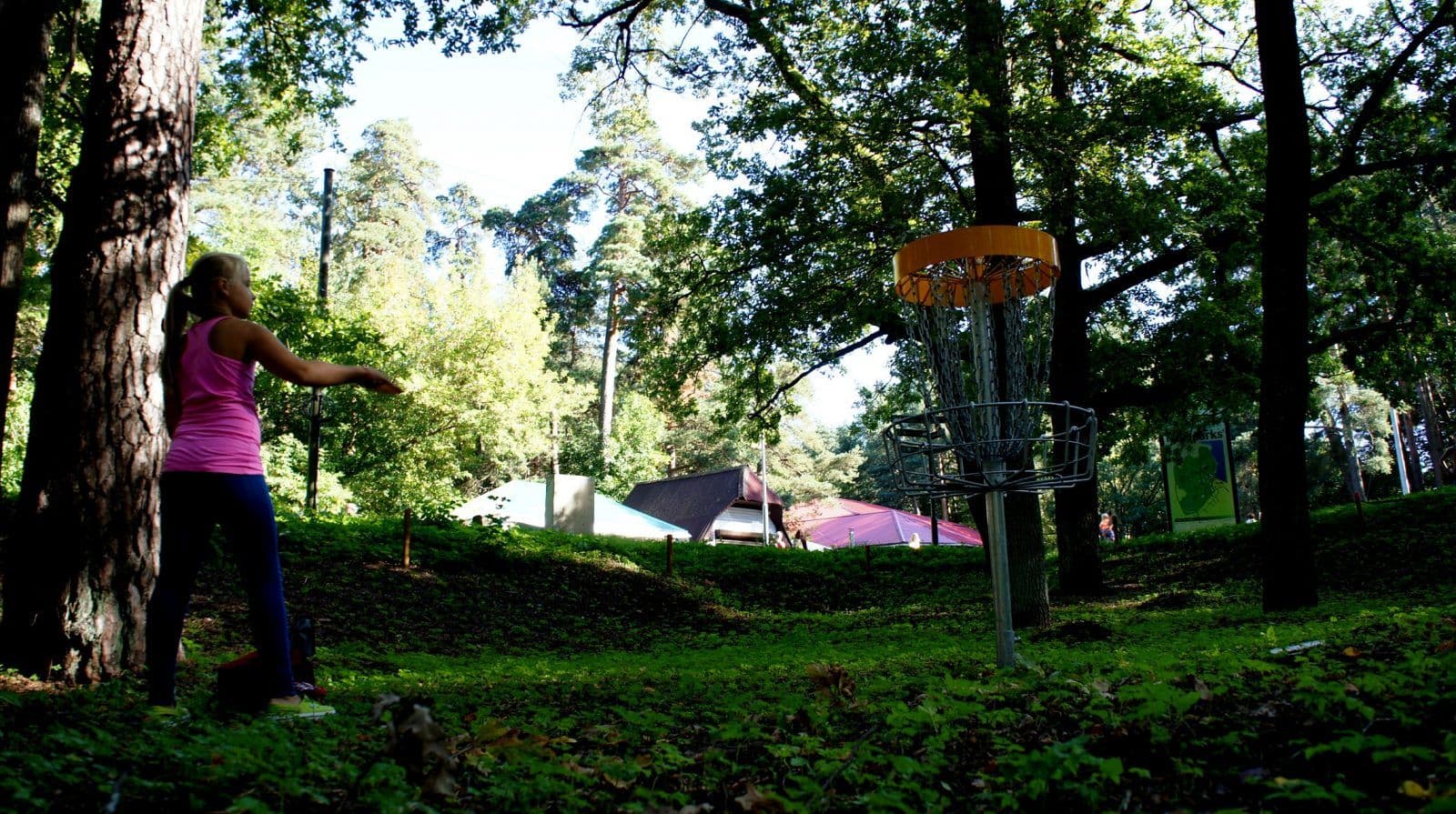 Disku golfs Mezaparka atputa Riga 2013