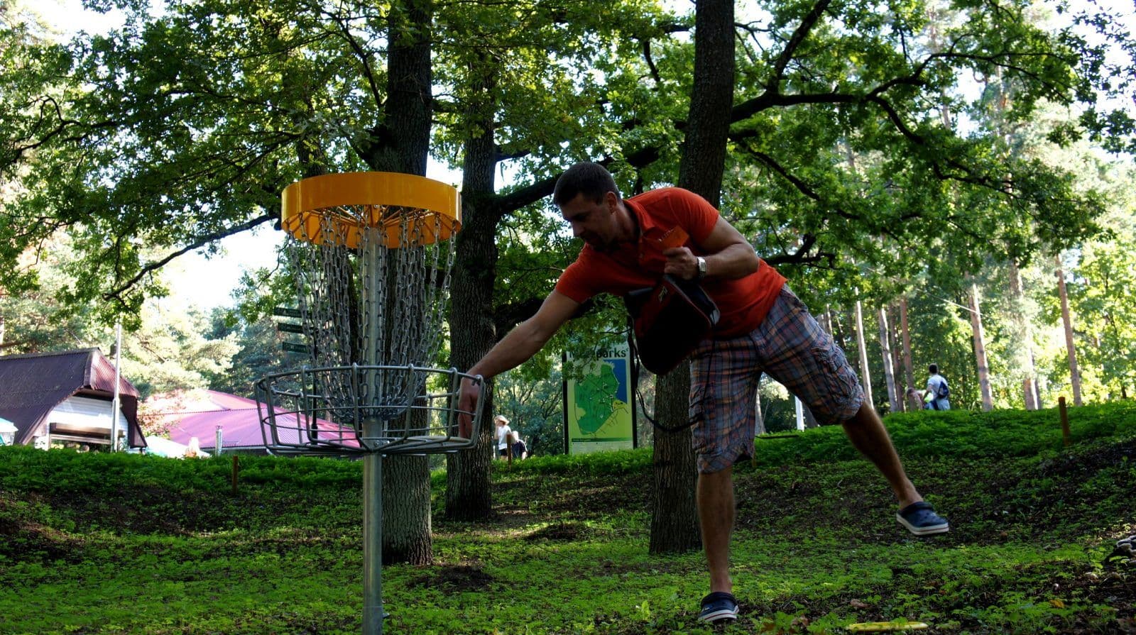 Disku golfs Mezaparka atputa Riga 2013