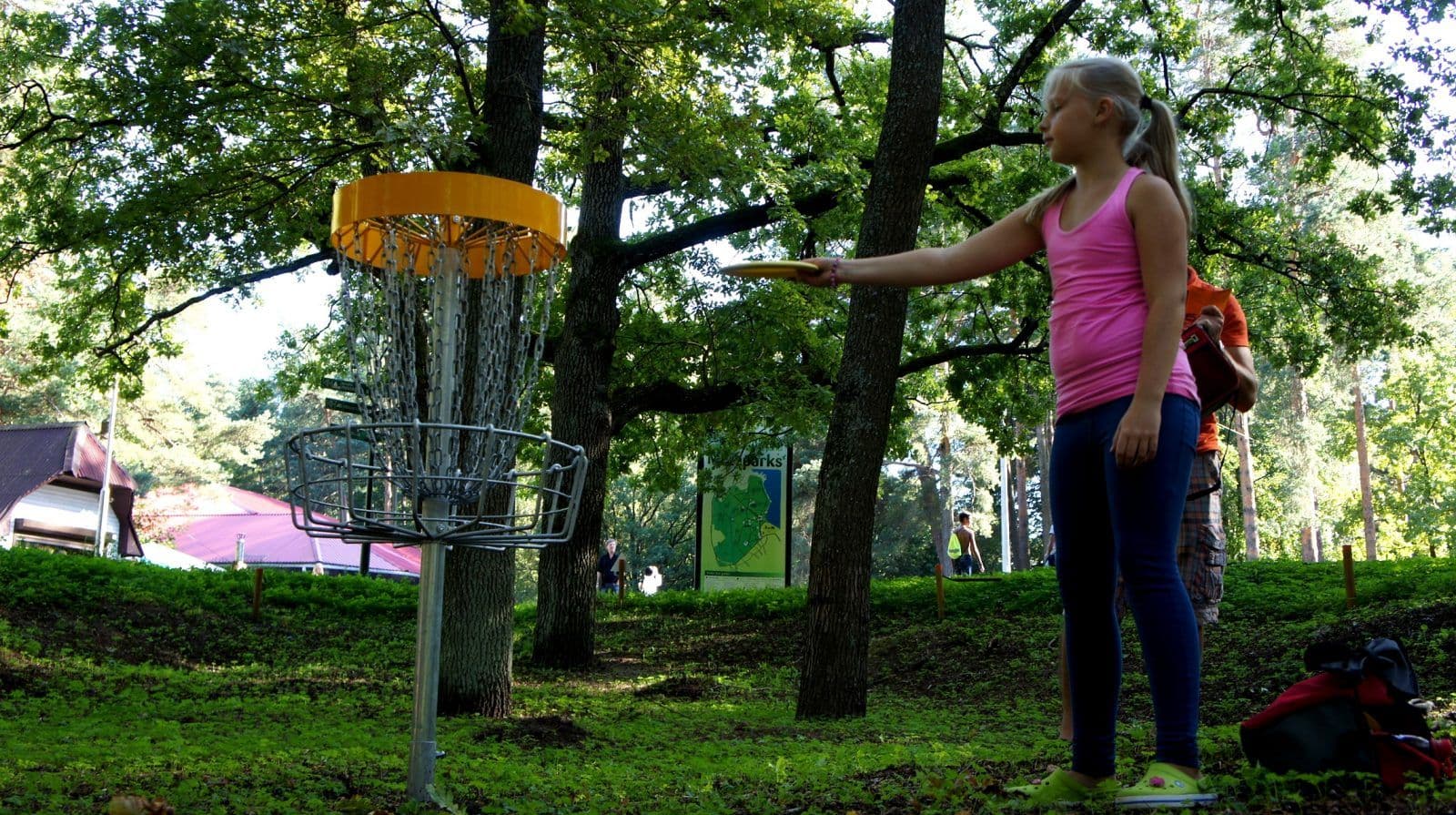 Disku golfs Mezaparka atputa Riga 2013