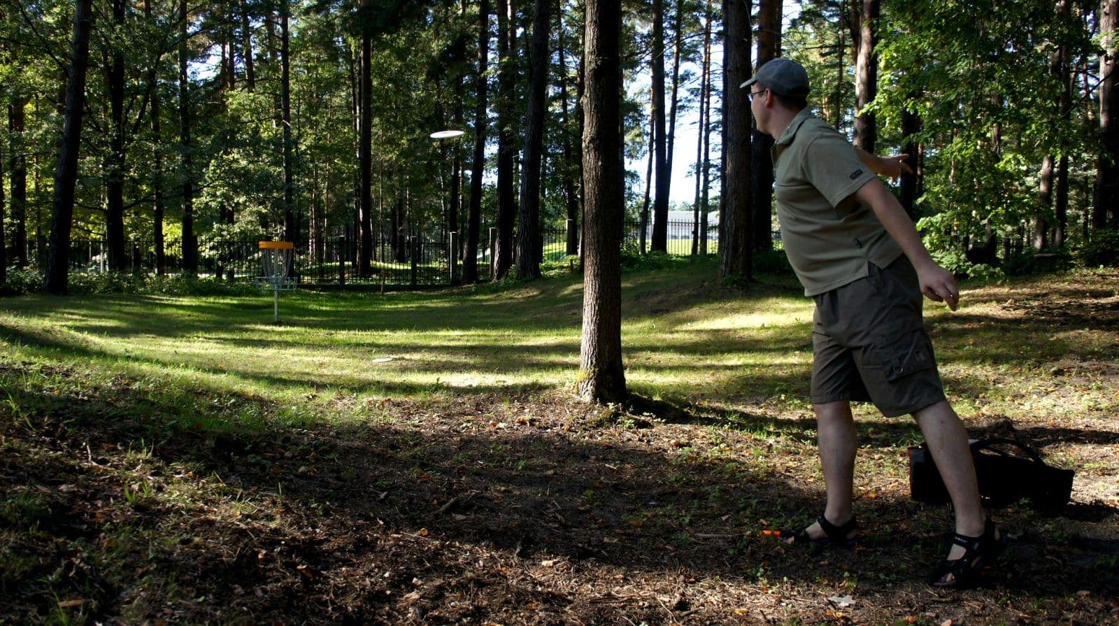 Disku golfs Mezaparka atputa Riga 2013