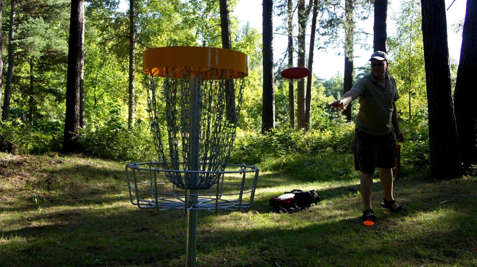 Disku golfs Mezaparka atputa Riga 2013