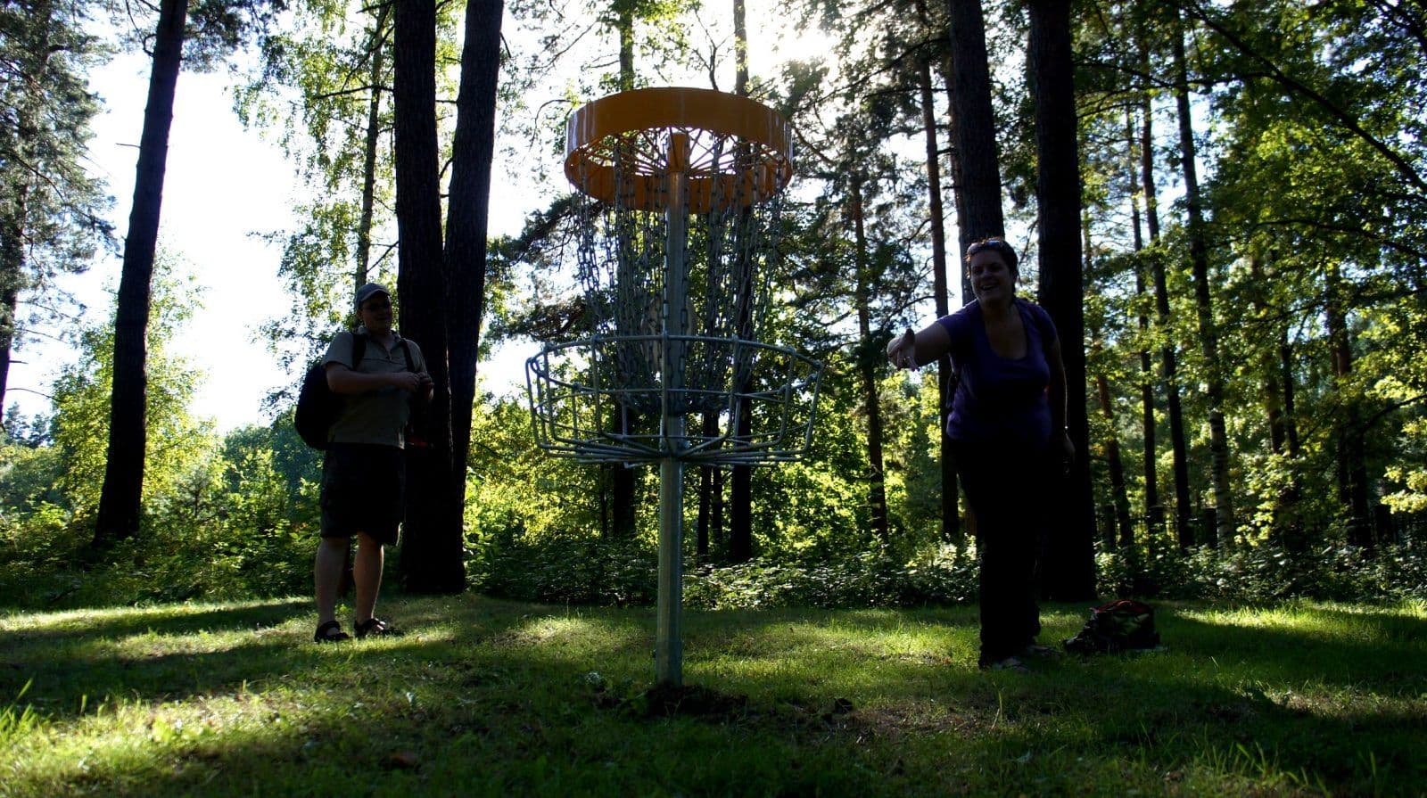Disku golfs Mezaparka atputa Riga 2013