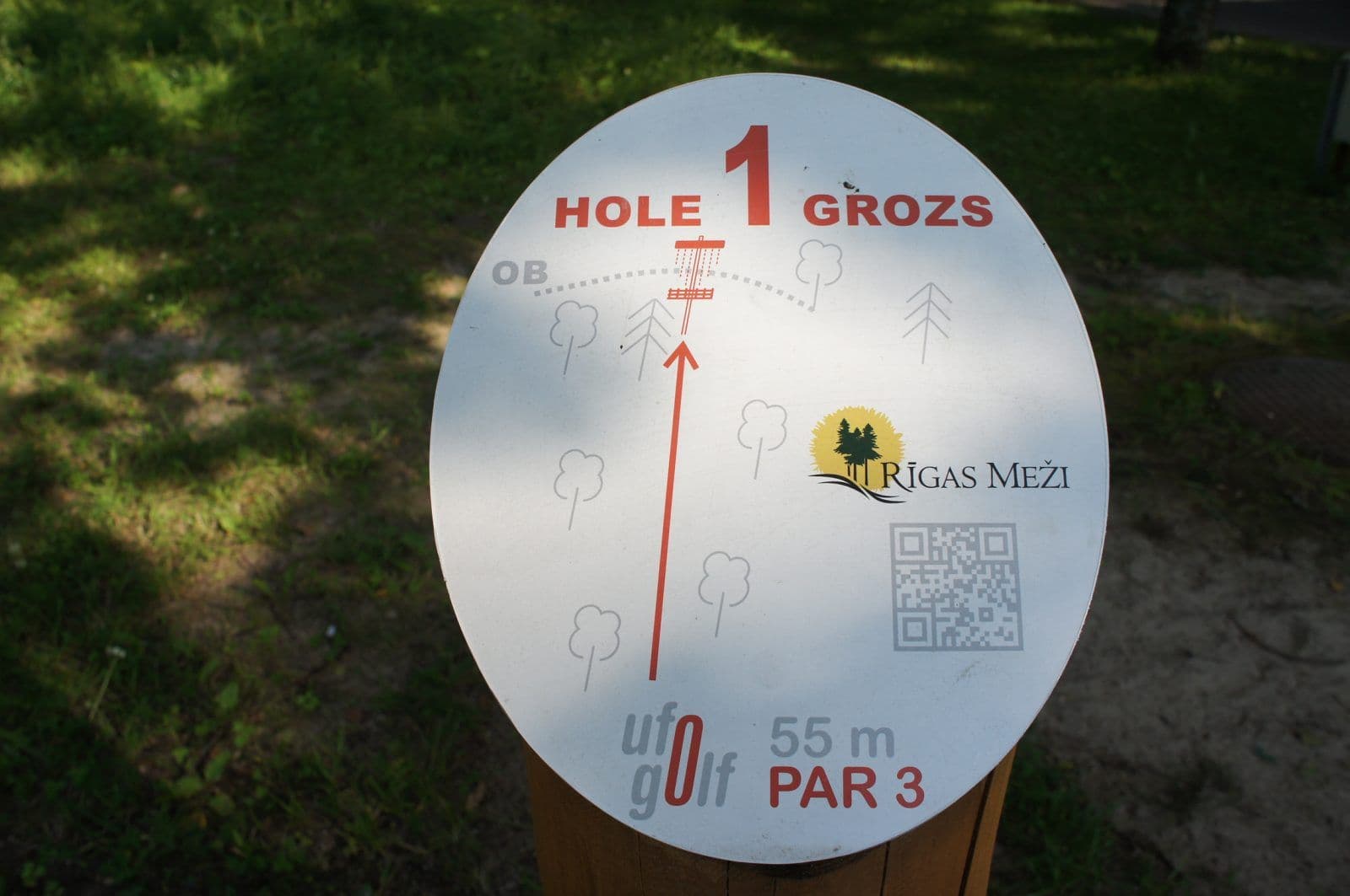 UFOGOLF disku golfa laukuma draugi un atbalstitaji Mezaparks Riga 2014