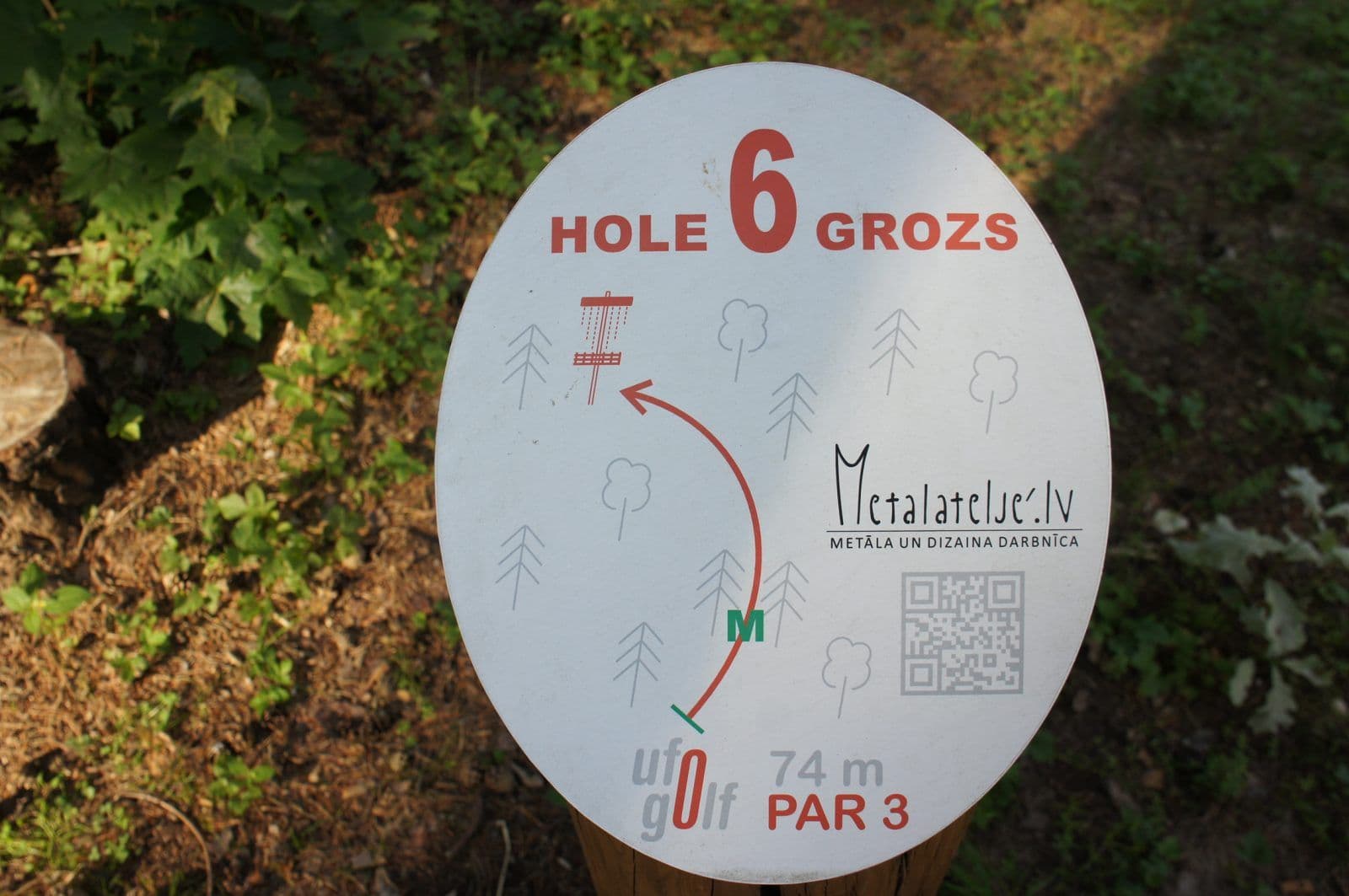 UFOGOLF disku golfa laukuma draugi un atbalstitaji Mezaparks Riga 2014