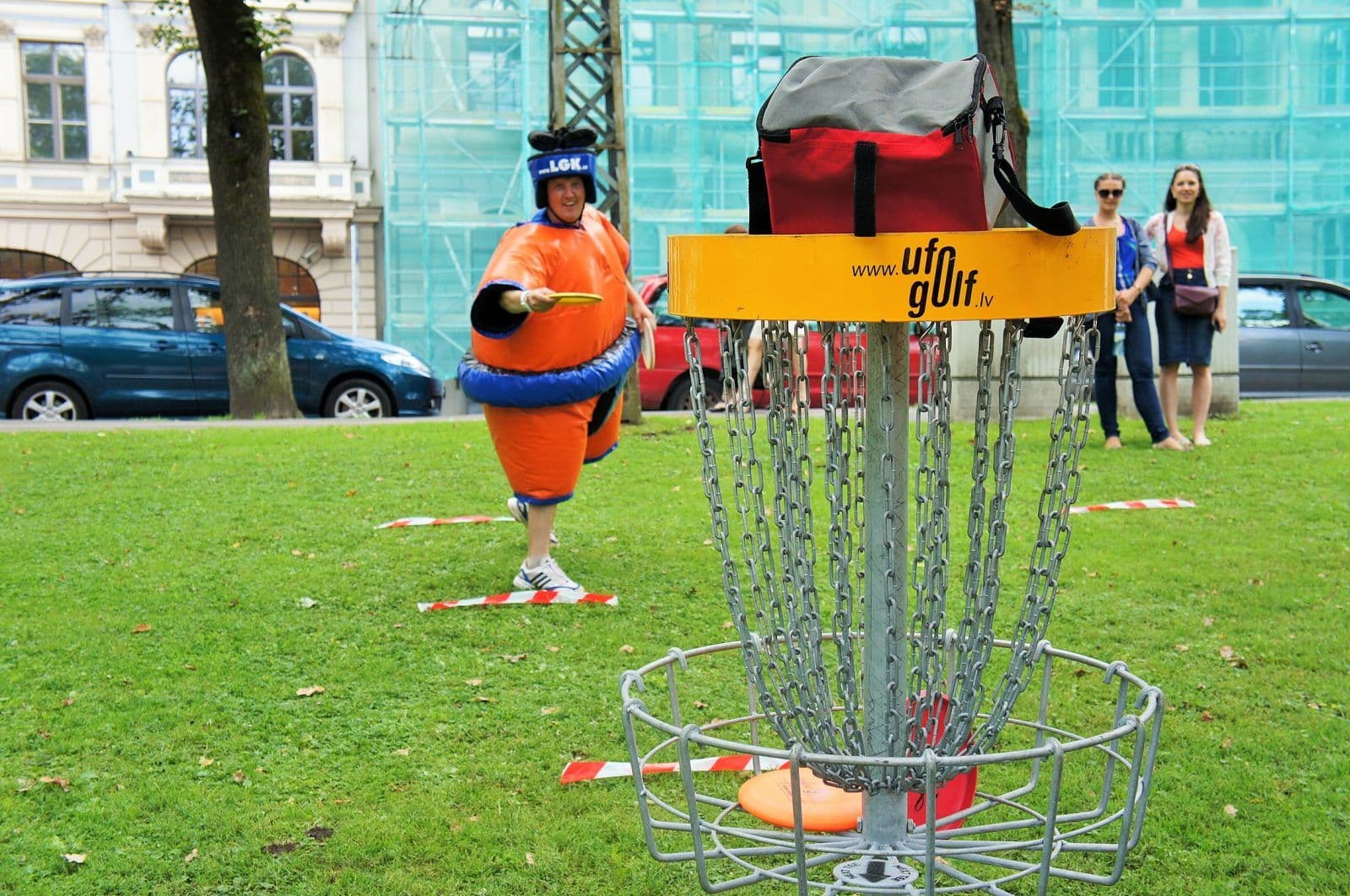 UFOGOLF rigas svetki disku golfs kanala regate 2014