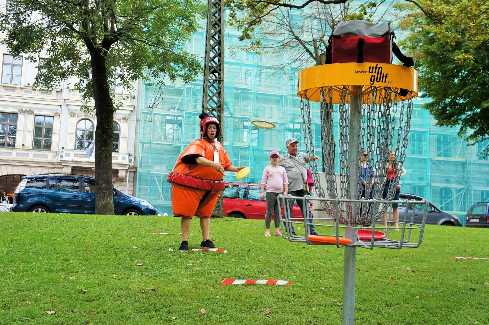 UFOGOLF rigas svetki disku golfs kanala regate 2014