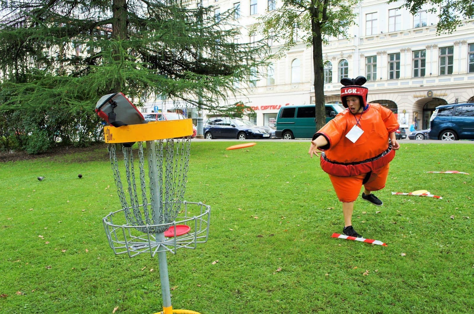 UFOGOLF rigas svetki disku golfs kanala regate 2014