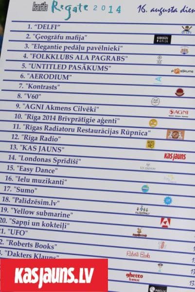 UFOGOLF rigas svetki disku golfs kanala regate 2014